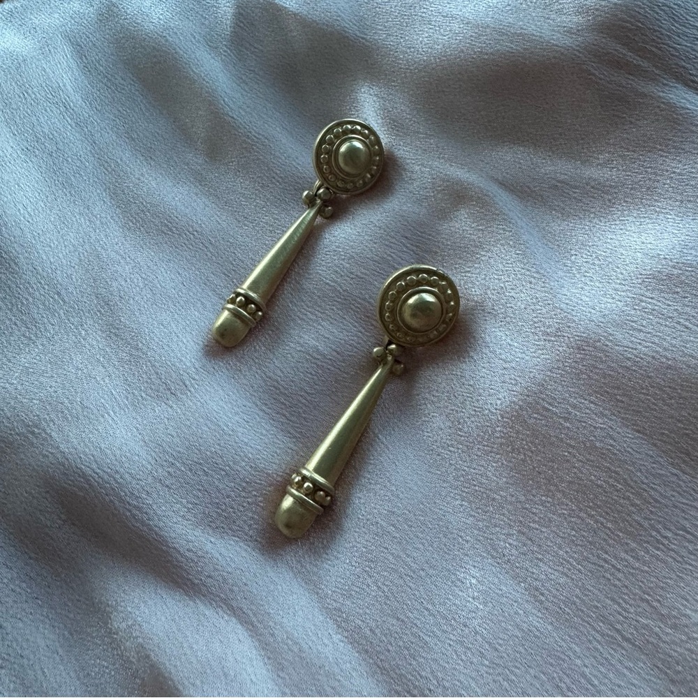 Rare givenchy etruscian dangle drop earrings